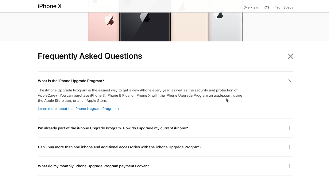 Frequently Asked Question on Apple online store