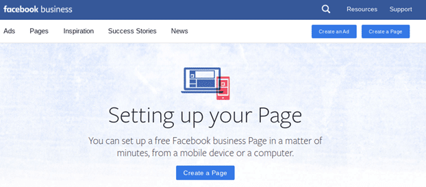 Setting up a Business Facebook Page