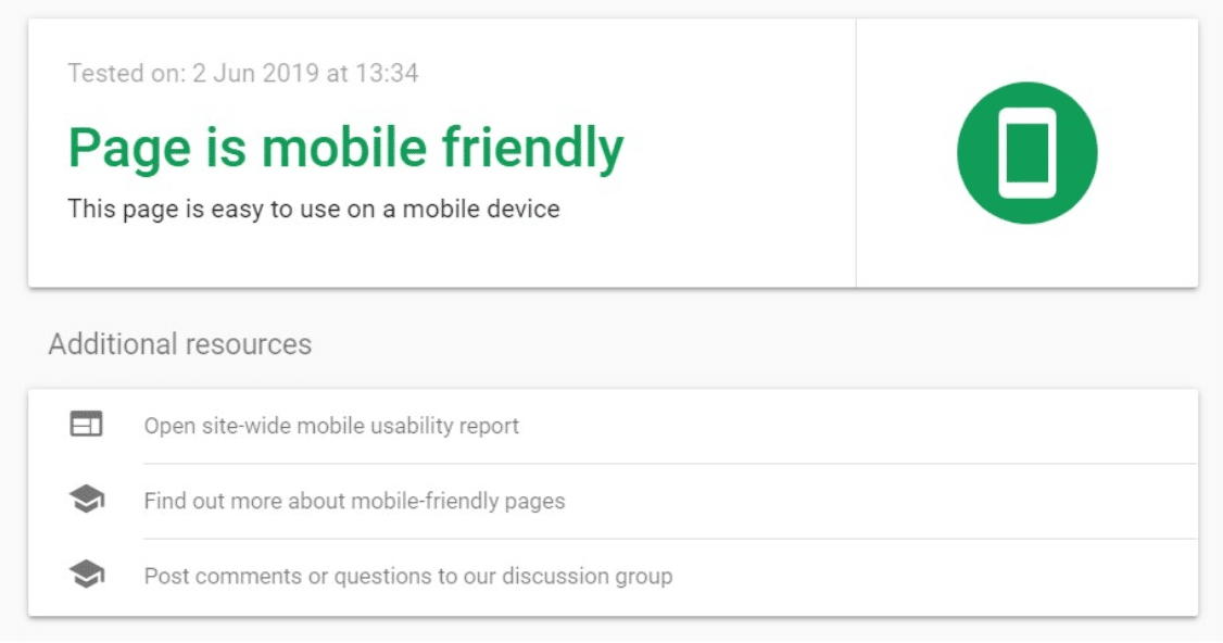 Check your website with >Google Mobile Friendly tool 