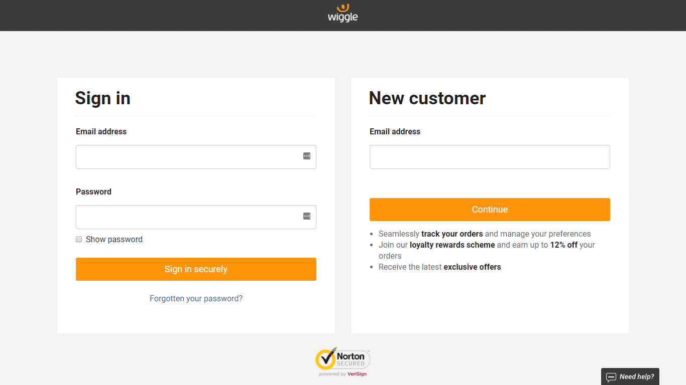Wiggle lets customers complete checkout as a guest