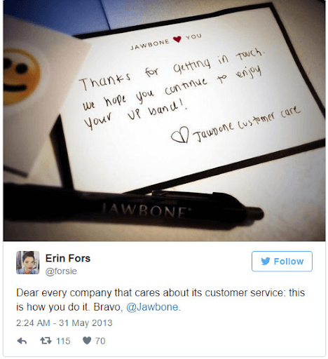 Personalization in action: a handwritten letter